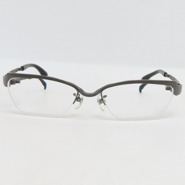 実際に弊社で買取させて頂いた999.9/フォーナインズ ハーフリム メガネフレーム/アイウェア S-316Tの画像 1枚目