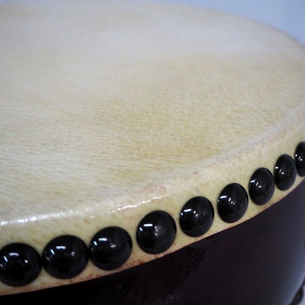 実際に弊社で買取させて頂いた★和太鼓 平太鼓 1.2尺 打楽器 和楽器 ソフトケース付の画像 6枚目