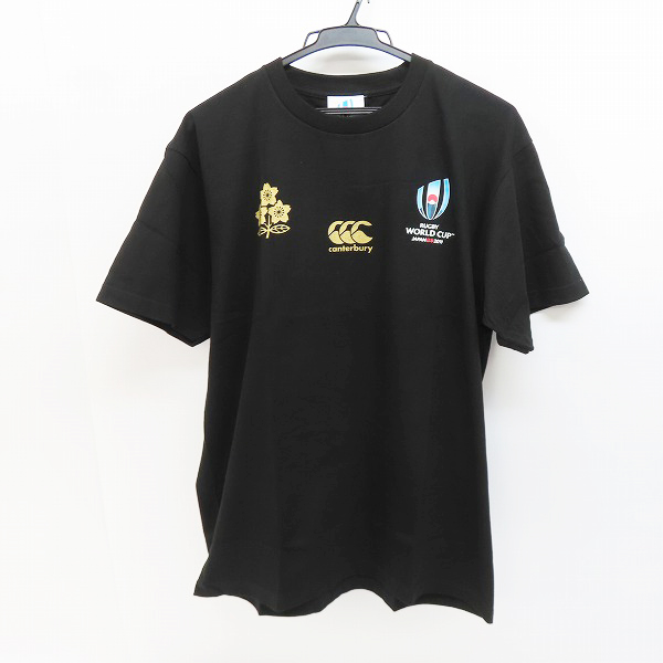 実際に弊社で買取させて頂いた【未使用】CANTERBURY/カンタベリー 2019RWCメモリアルTシャツ ONE TEAM TEE ワンチームTシャツ ブラック/VWT39455/Lの画像 1枚目