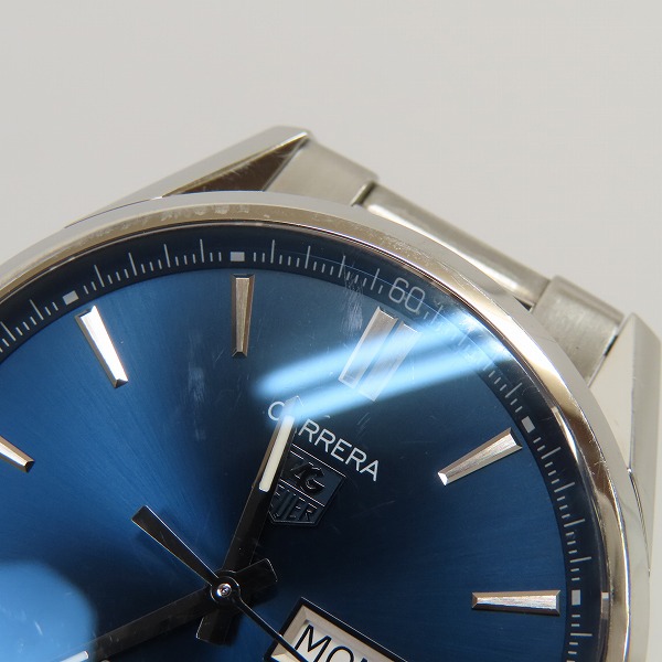 実際に弊社で買取させて頂いたTAG Heuer/タグホイヤー CARRERA CALIBRE 5/カレラ キャリバー5 デイデイト 自動巻き WAR201Eの画像 6枚目