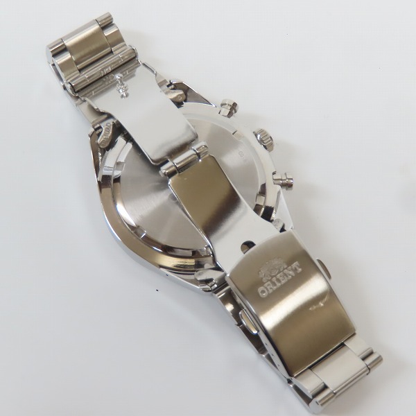 実際に弊社で買取させて頂いたORIENT/オリエント ソーラークロノグラフ 腕時計 TX00-C0-Bの画像 3枚目
