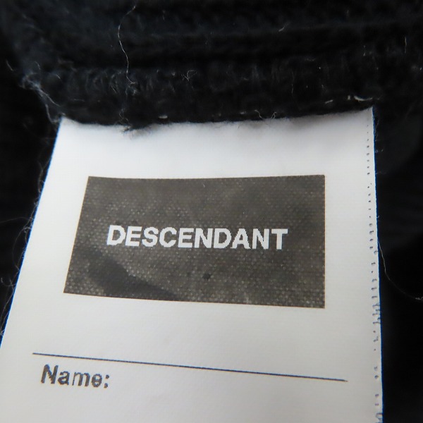 実際に弊社で買取させて頂いたDESCENDANT/ディセンダント ロゴ プルオーバーパーカー/1の画像 7枚目