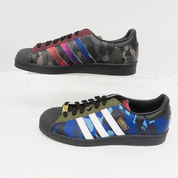 未使用】adidas×A BATHING APE/アディダス×アベイシングエイプ SUPER 