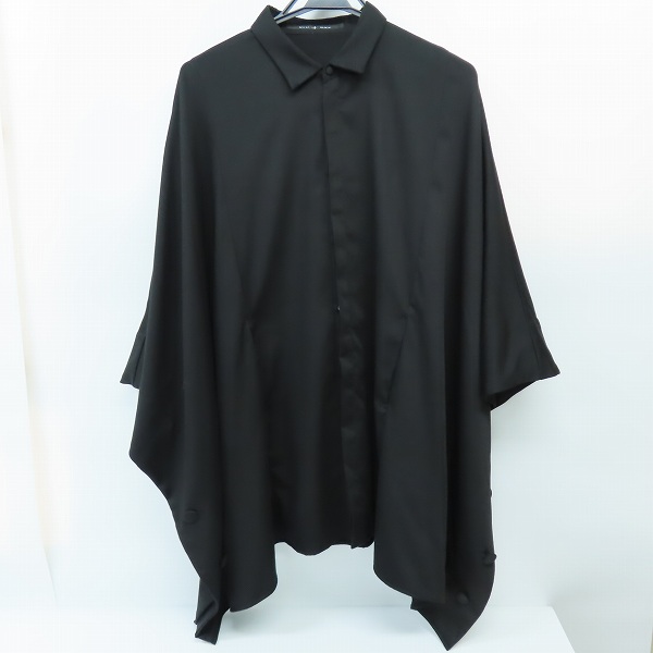 実際に弊社で買取させて頂いたNO ID. BLACK/ノーアイディー ブラック 22SS ドロップショルダーフライフロントSH/オーバーサイズシャツ 450006-885S/ONE