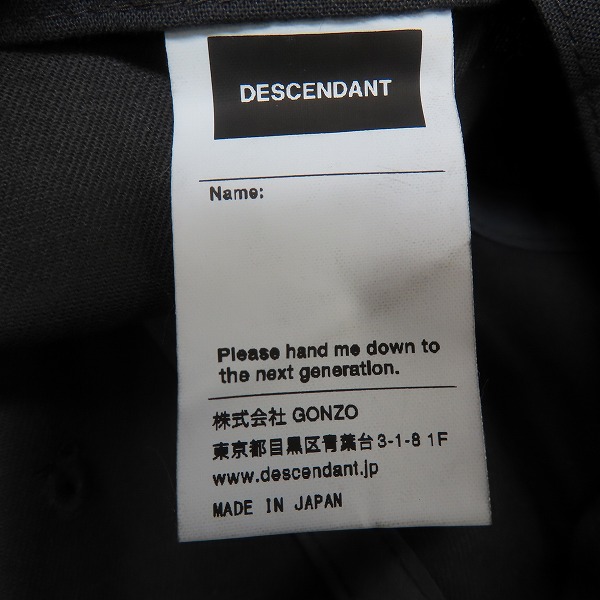 実際に弊社で買取させて頂いたRHC Ron Herman×descendant/ロンハーマン×ディセンダント  キャップの画像 7枚目