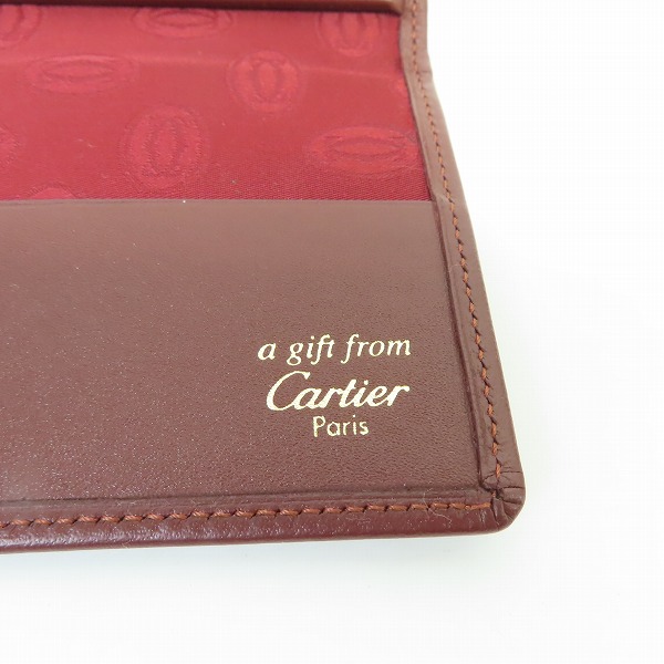 実際に弊社で買取させて頂いたCartier/カルティエ a gift from cartier ノベルティ コンパクトミラー カードケースの画像 4枚目
