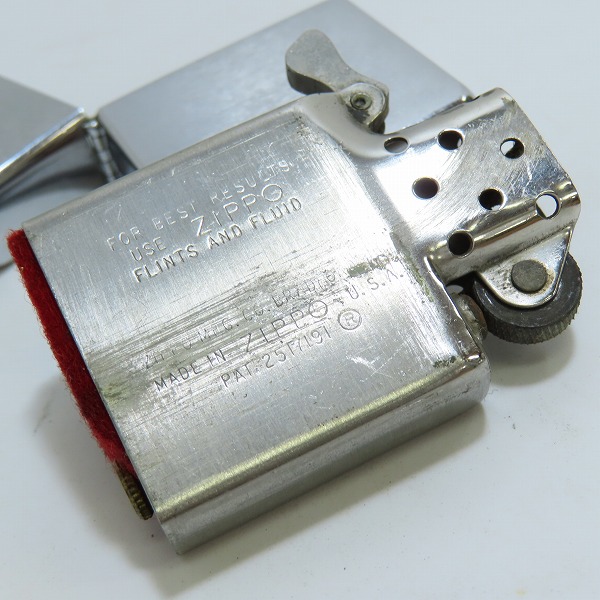 ZIPPO/ジッポー ヴィンテージ/ビンテージ プレーン 赤フェルト 1967年 