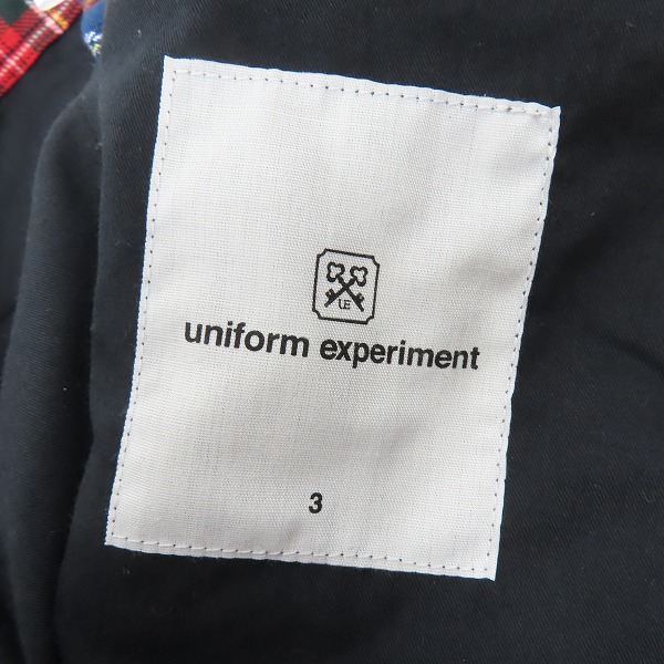 実際に弊社で買取させて頂いたuniform experiment/ユニフォームエクスペリメント CARROT FIT CROPPED PANTS/クロップドパンツ UE-202040/3の画像 3枚目
