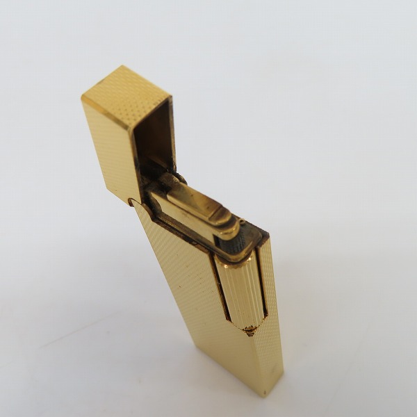 実際に弊社で買取させて頂いたdunhill/ダンヒル ガスライター サイドローラー ゴールド の画像 4枚目