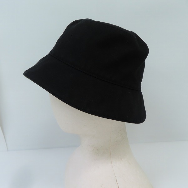 実際に弊社で買取させて頂いたBURBERRY/バーバリー リバーシブルアイコンストラップコットンバケットハットの画像 6枚目