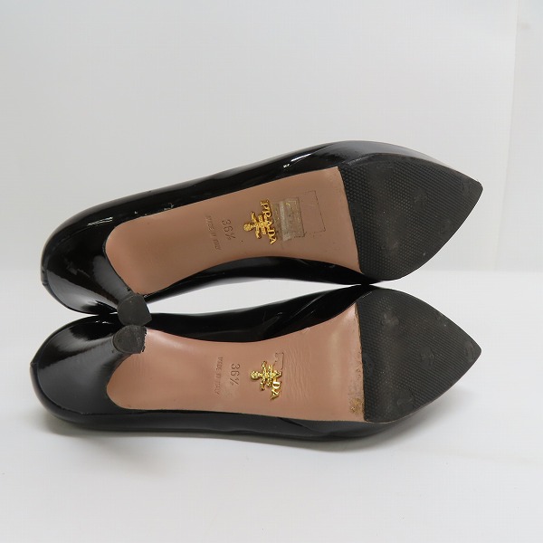実際に弊社で買取させて頂いた【ジャンク】PRADA/プラダ ヒール パンプス 36.5の画像 2枚目