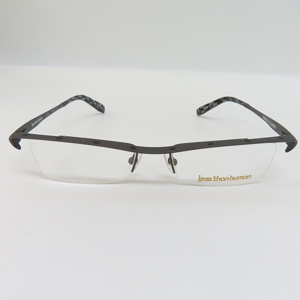 実際に弊社で買取させて頂いたless than human/レスザンヒューマン C7H8/トルエン メガネフレームの画像 1枚目
