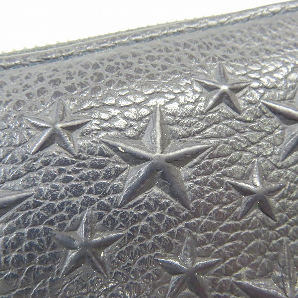 実際に弊社で買取させて頂いたJIMMY CHOO/ジミーチュウ スター ラウンドジップ 長財布/ウォレットの画像 8枚目