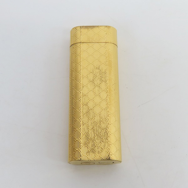 実際に弊社で買取させて頂いたCartier/カルティエ ゴールド ラウンド ガスライターの画像 1枚目