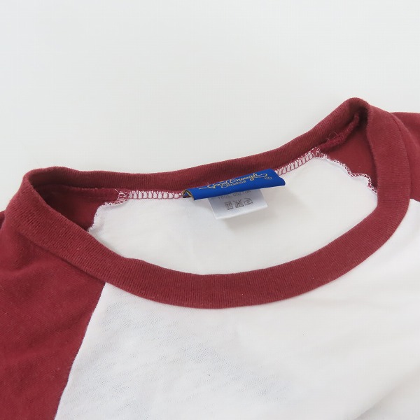 実際に弊社で買取させて頂いたGOODENOUGH classics/グッドイナフ ロゴワッペン 7分袖 ラグランTシャツ ホワイト レッド/Mの画像 5枚目