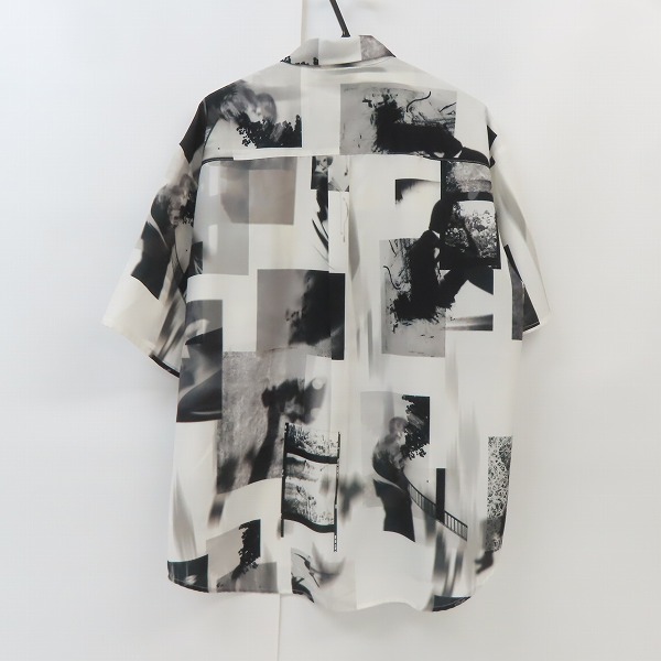 実際に弊社で買取させて頂いたHARE/ハレ フォトコラージュ 半袖シャツ ホワイト HA020014TO /Sの画像 1枚目