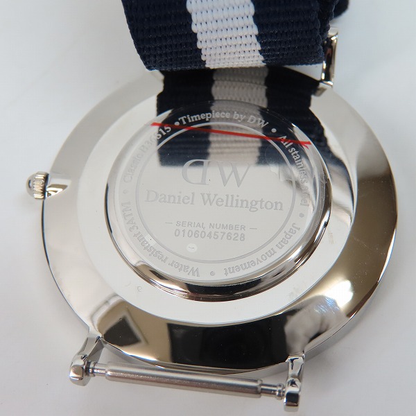 実際に弊社で買取させて頂いた【未使用】Daniel Wellington/ダニエルウェリントン Classic Glasgow 腕時計 DW00100047の画像 3枚目