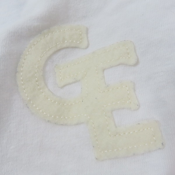 実際に弊社で買取させて頂いた(2)GOODENOUGH classics/グッドイナフ ロゴワッペン 7分袖 ラグランTシャツ ホワイト ネイビー/Mの画像 4枚目