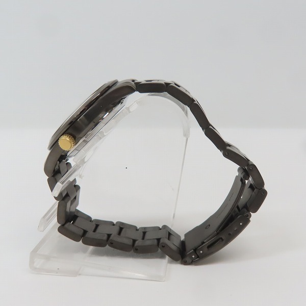 実際に弊社で買取させて頂いたORIENT/オリエント デイデイト 自動巻き ブラック文字盤 ET07-E1-Cの画像 1枚目