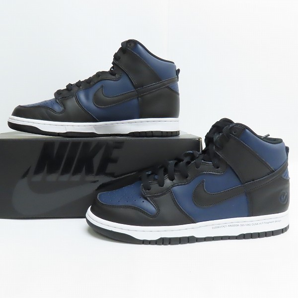 実際に弊社で買取させて頂いたNIKE×FRAGMENT DESIGN/ナイキ×フラグメントデザイン DUNK HI/F ダンク DJ0383-400/27の画像 3枚目