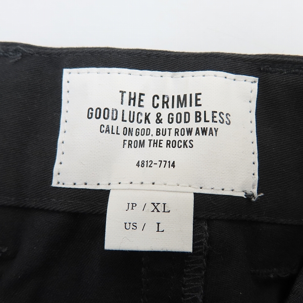 実際に弊社で買取させて頂いたCRIMIE/クライミー 22-23AW TAPERED SLIM FIT CHINO 1550 PANT CR1-02B5-PL07/XLの画像 2枚目