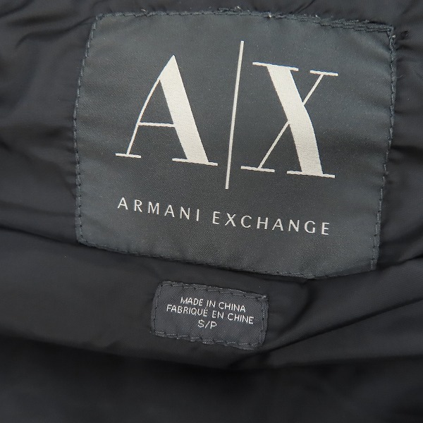 実際に弊社で買取させて頂いた【難あり】ARMANI EXCHANGE/アルマーニ エクスチェンジ フーディー ダウンベスト 1534-11017-9730/Sの画像 2枚目