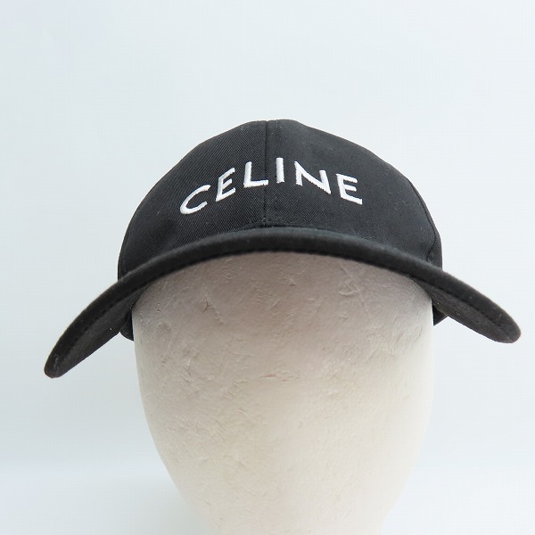 実際に弊社で買取させて頂いたCELINE/セリーヌ ロゴ刺繍 ベースボール キャップ 2AUS9242N/Mの画像 1枚目