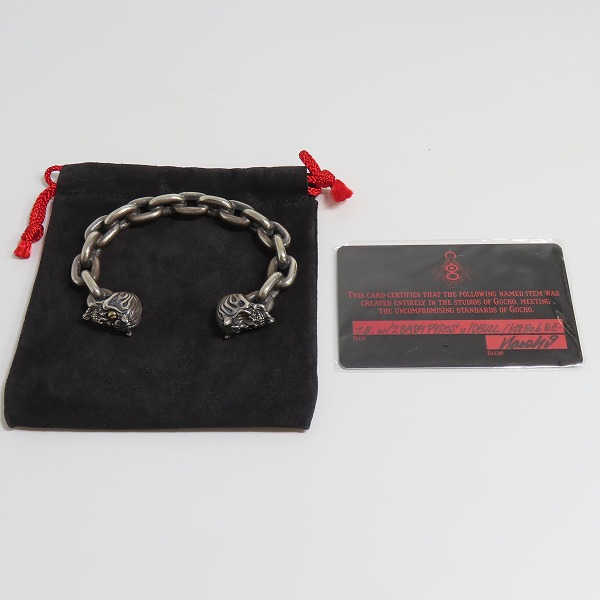 実際に弊社で買取させて頂いた【ギャラ付】Gucho/ガッチョ トリックバングル 2ベビー＆デビルパイロ SV925×18Kの画像 9枚目