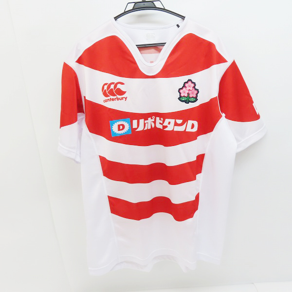 実際に弊社で買取させて頂いたCanterbury/カンタベリー JAPANレプリカHOMEジャージ RG36032/3L　