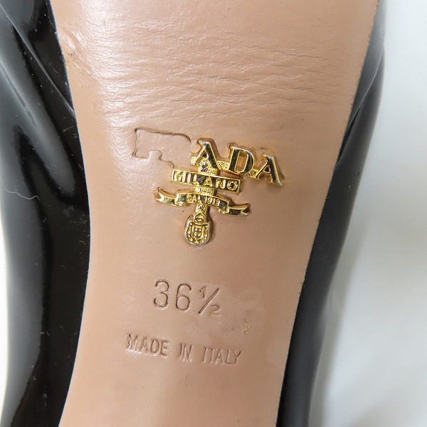 実際に弊社で買取させて頂いた【ジャンク】PRADA/プラダ ヒール パンプス 36.5の画像 5枚目