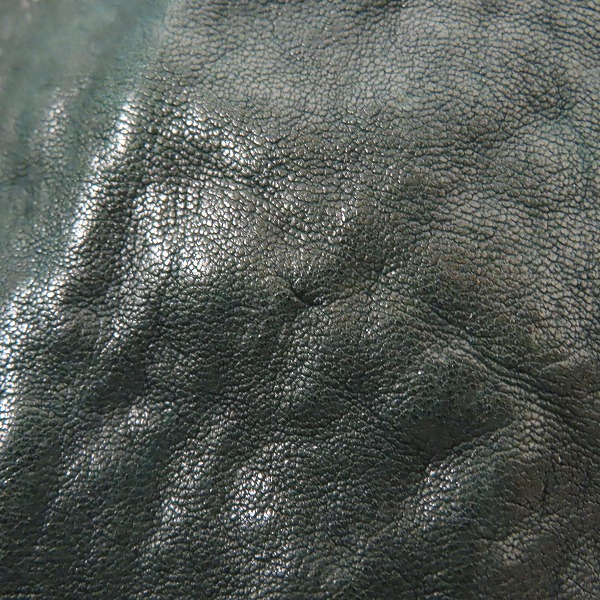 実際に弊社で買取させて頂いたBACKLASH/バックラッシュ ジャパンショルダーレザー製品染めシングルライダース 1773-17/2(M)の画像 4枚目