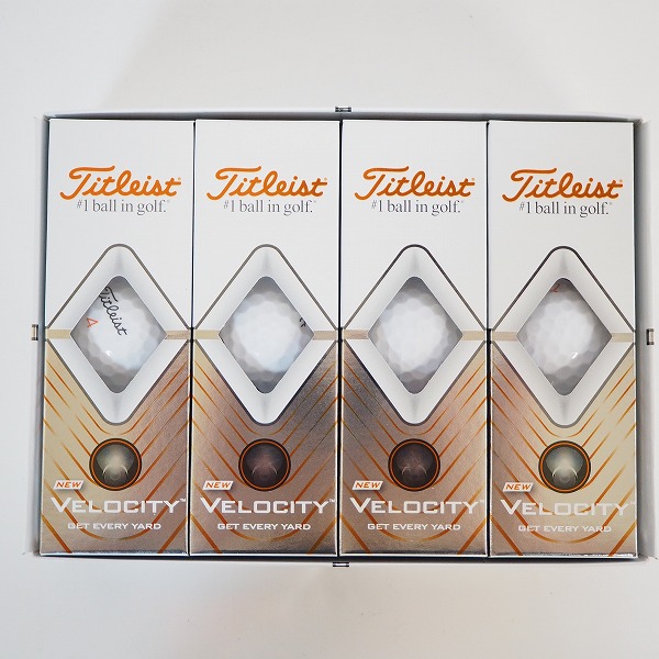 実際に弊社で買取させて頂いた【未使用】Titleist/タイトリスト VELOCITY ゴルフボール ホワイト 1ダース