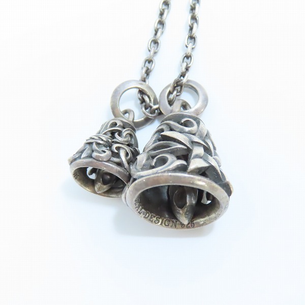 実際に弊社で買取させて頂いたDEAL DESIGN/ディールデザイン ラージステップスターベル/タイニーベル ダブルベルネックレスの画像 2枚目