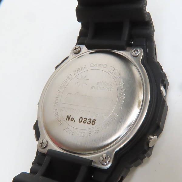 実際に弊社で買取させて頂いたG-SHOCK×atmos/Gショック×アトモス コラボ スピード DW-5600VT【動作未確認】の画像 3枚目