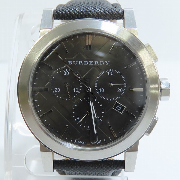 実際に弊社で買取させて頂いたBURBERRY/バーバリー クロノグラフ 腕時計 BU9362の画像 1枚目
