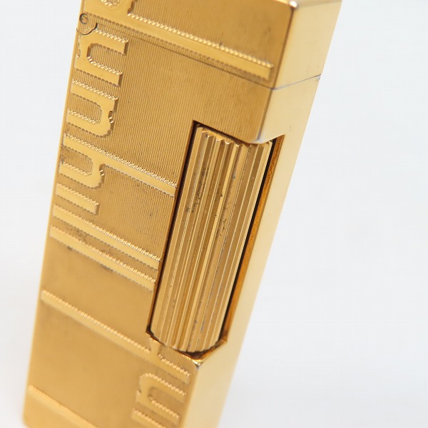 実際に弊社で買取させて頂いたdunhill/ダンヒル 両面ロゴ サイドローラー ライターの画像 3枚目