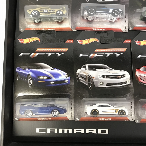 実際に弊社で買取させて頂いた【未開封】Camaro×Hot Wheels/カマロ×ホットホイールズ 50周年記念車 DWC85 8台 ミニカー 本付きの画像 6枚目