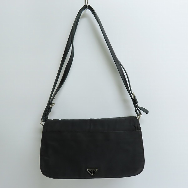 実際に弊社で買取させて頂いた【難有り】PRADA/プラダ スクエアショルダーバック B6762の画像 2枚目