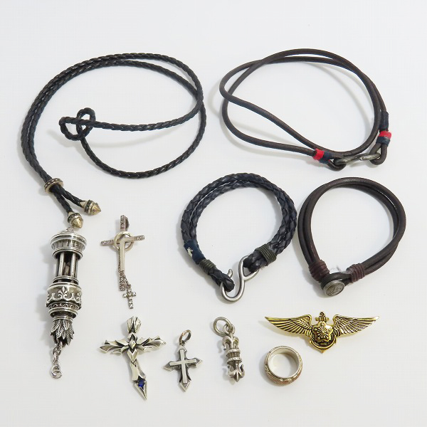 実際に弊社で買取させて頂いた【おまとめ】DEAL DESIGN/ディールデザイン他 ネックレス/ブレス/ペンダントトップ/リング等