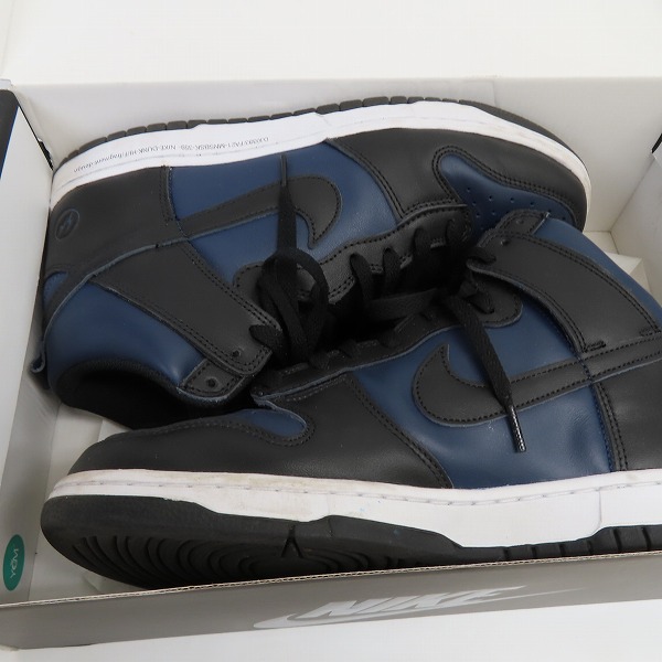 実際に弊社で買取させて頂いたNIKE×FRAGMENT DESIGN/ナイキ×フラグメントデザイン DUNK HI ダンク DJ0383-400/28の画像 7枚目