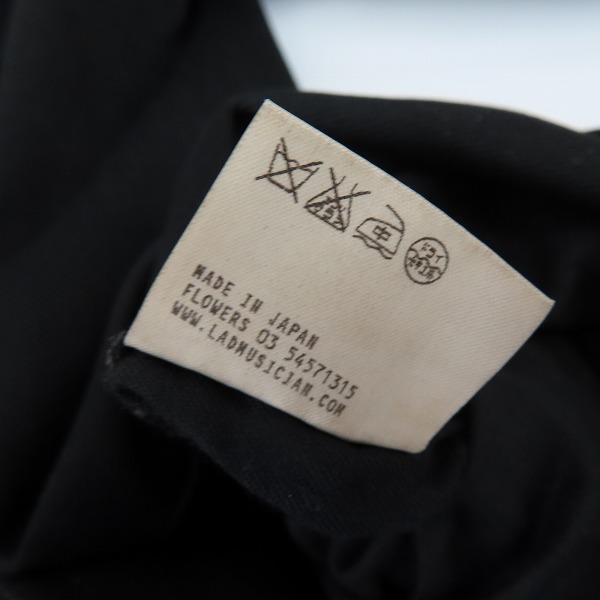 実際に弊社で買取させて頂いたLAD MUSICIAN/ラッドミュージシャン スリム トレンチコート 2207-350/42の画像 4枚目