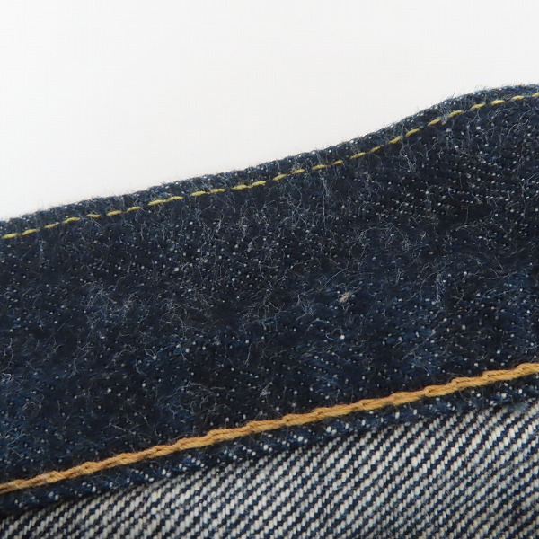 実際に弊社で買取させて頂いたSUGAR CANE/シュガーケーン Lot 2009 ボタンフライ デニムパンツ/W33L34の画像 6枚目