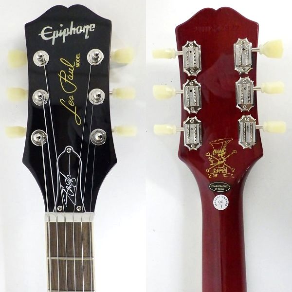 実際に弊社で買取させて頂いた★【美品】Epiphone/エピフォン Slash Les Paul Standard/スラッシュ レスポールスタンダード ハードケース付の画像 3枚目