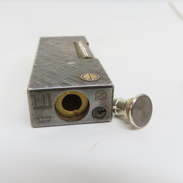 実際に弊社で買取させて頂いたdunhill/ダンヒル サイドローラー ガスライター ロゴ入りの画像 4枚目