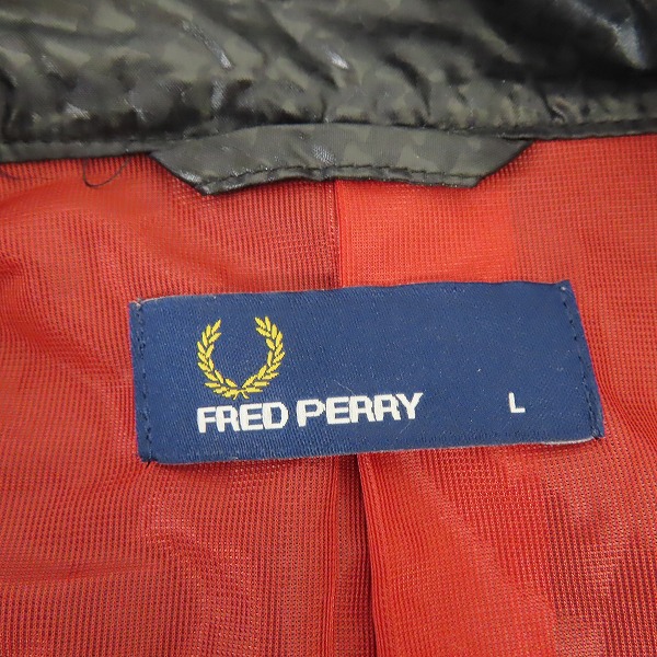 実際に弊社で買取させて頂いたFRED PERRY/フレッドペリー ジップアップジャケット/Lの画像 2枚目