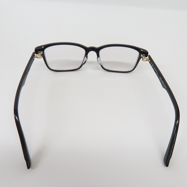 実際に弊社で買取させて頂いた999.9×Salvatore Ferragamo/フォーナインズ×サルヴァトーレフェラガモ 度入り眼鏡/メガネフレーム/アイウェア SF9002 001の画像 3枚目