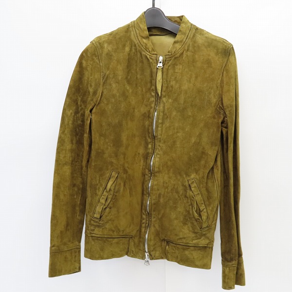 実際に弊社で買取させて頂いたISAMUKATAYAMA BACKLASH イサムカタヤマバックラッシュ 19SS Wet White Calf JPN レザージャケット/1775-04/M