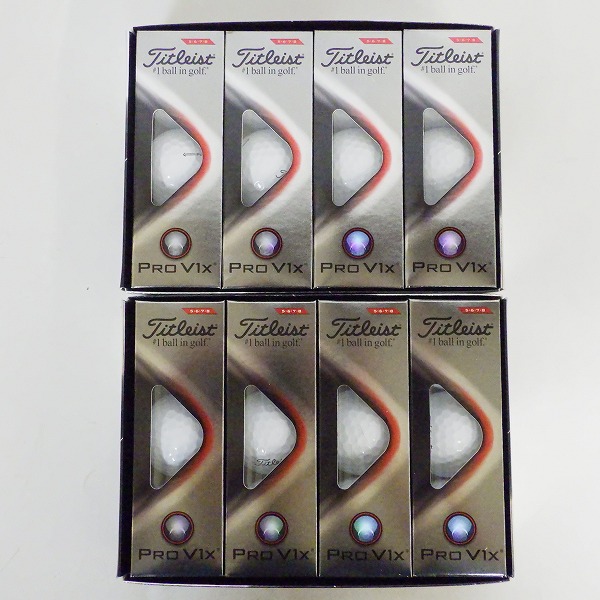 実際に弊社で買取させて頂いた【未使用】Titleist/タイトリスト PRO V1x ゴルフボール ホワイト 2ダース 