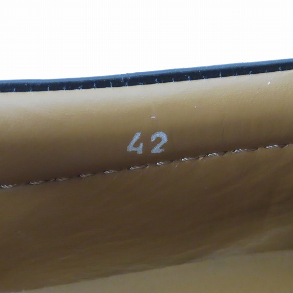 実際に弊社で買取させて頂いたJIMMY CHOO/ジミーチュウ 121BEAUFORT クロコ型押し スリッポン/シューズ /42の画像 5枚目