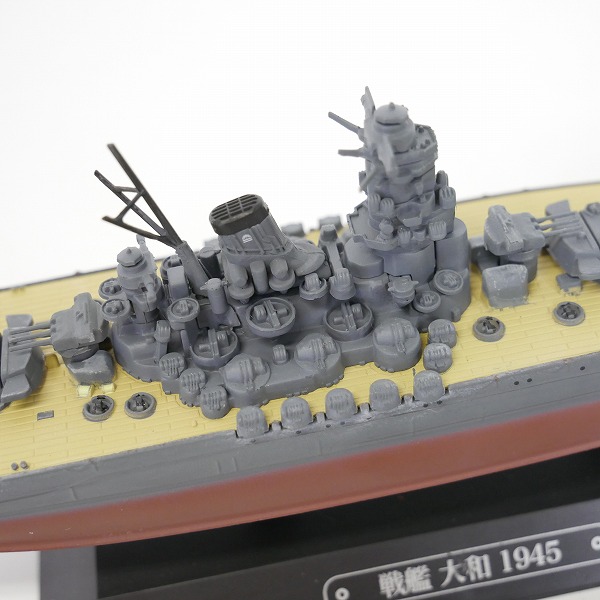 実際に弊社で買取させて頂いたEAGLE MOSS/イーグルモス 1/1100 世界の軍艦コレクション 戦艦 大和 1945/航空母艦 赤城 1942 本体のみ 2点セットの画像 3枚目